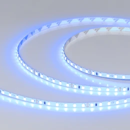 Фото #1 товара Светодиодная лента RT-A120-5mm 24V Blue (9.6 W/m, IP20, 2835, 5m) (Arlight, 9.6 Вт/м, IP20)