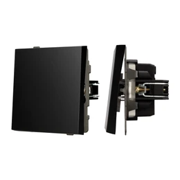 Фото #1 товара Механизм выключателя одноклавишный непроходной SWT-TENDO-MK01-PL-BK (230V, 10A) (Arlight, -)