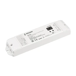 Фото #1 товара INTELLIGENT ARLIGHT Диммер DALI-PWM-105-82-1G-SH-D2-DRI-PS-SUF White (12-48V, 5x3A) (IARL, IP20 Пластик, 5 лет)
