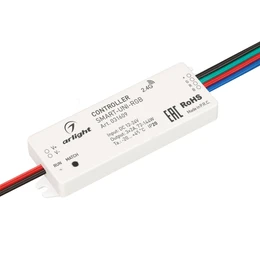 Фото #1 товара Контроллер SMART-UNI-RGB (12-24V, 3x2A, 2.4G) (Arlight, IP20 Пластик, 5 лет)