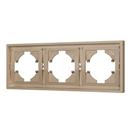 Фото #1 товара Рамка пластиковая FRM-TENDO-PL-3-GD (Arlight, -)