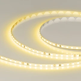 Фото #1 товара Светодиодная лента RT-A120-5mm 24V Yellow (9.6 W/m, IP20, 2835, 5m) (Arlight, узкая)
