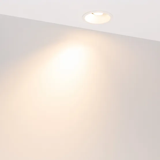 Фото #7 товара Светильник MS-FLOW-BUILT-R85-6W Warm3000 (WH, 55 deg, 230V) (Arlight, IP20 Металл, 5 лет)