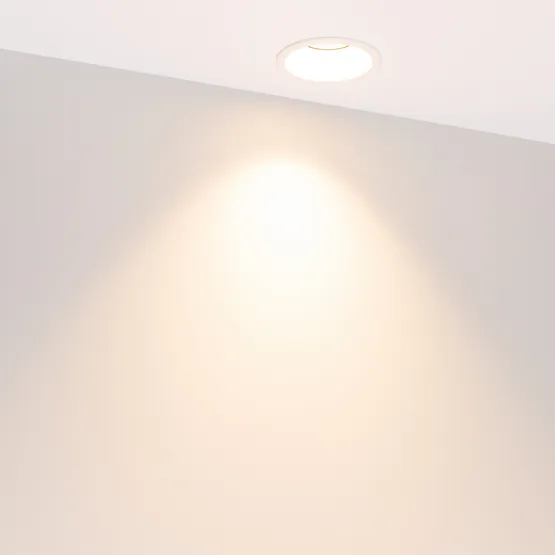 Фото #2 товара Светильник MS-FLOW-BUILT-R85-6W Warm3000 (WH, 55 deg, 230V) (Arlight, IP20 Металл, 5 лет)