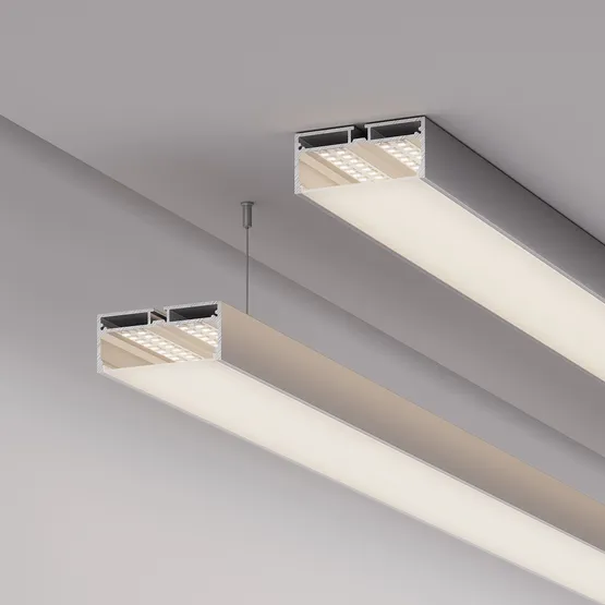 Фото #4 товара Профиль с экраном SL-LINE-7532-2000 ANOD (Arlight, Алюминий)