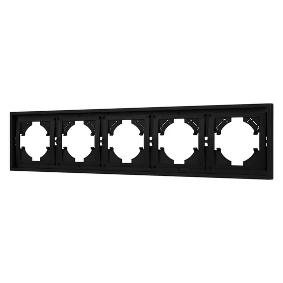 Фото #1 товара Рамка пластиковая FRM-TENDO-SFPL-5-BK (Arlight, -)