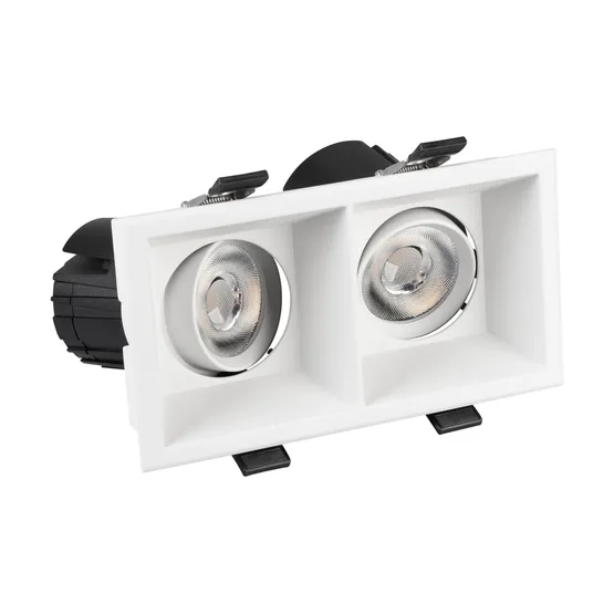 Фото #2 товара Светильник MS-FLOW-BUILT-S157x85-2x12W Day4000 (WH, 38 deg, 230V) (Arlight, IP20 Металл, 5 лет)