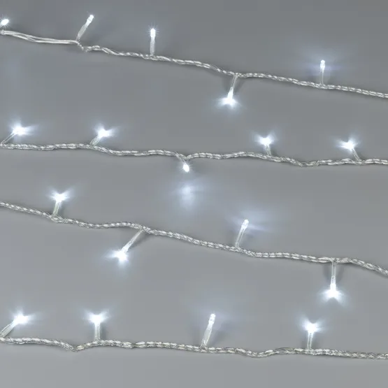 Фото #3 товара Светодиодная гирлянда ARD-STRING-HOME-5000-CLEAR-50LED-STD WHITE (230V, 3.5W) (Ardecoled, IP20)
