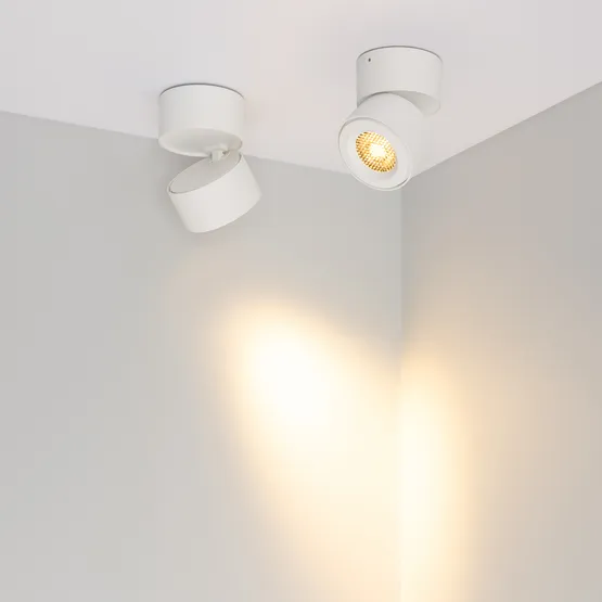 Фото #4 товара Светильник SP-POINT-SURFACE-R85-12W Warm3200-MIX (WH, 36 deg, 230V) (Arlight, IP20 Металл, 5 лет)