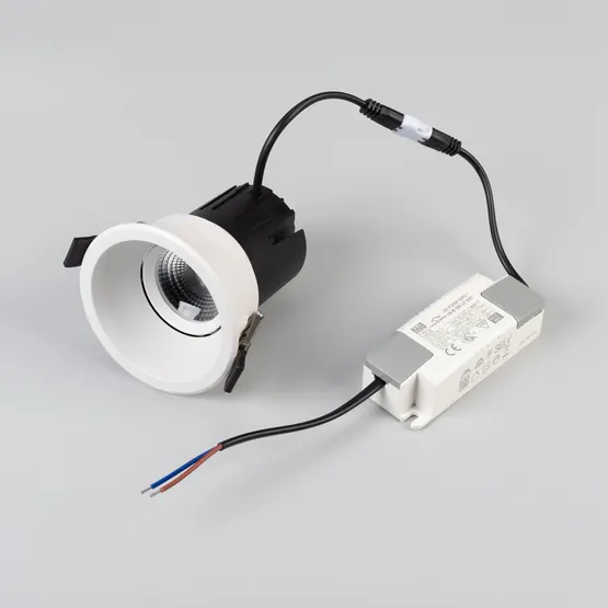 Фото #6 товара Светильник MS-FLOW-BUILT-R85-6W Warm3000 (WH, 55 deg, 230V) (Arlight, IP20 Металл, 5 лет)