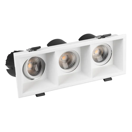 Фото #4 товара Светильник MS-FLOW-BUILT-S230x85-3x6W Day4000 (WH, 15 deg, 230V) (Arlight, IP20 Металл, 5 лет)