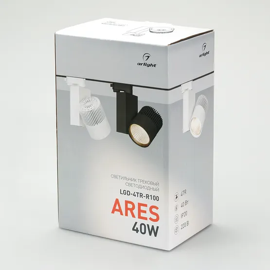 Фото #4 товара Светильник LGD-ARES-4TR-R100-40W Warm3000 (WH, 24 deg) (Arlight, IP20 Металл, 3 года)