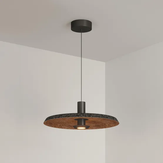 Фото #3 товара Светильник SP-KOTARO-R450-12W Warm2700 (BK-CF, 36 deg, 230V, TRIAC) (Arlight, IP20)