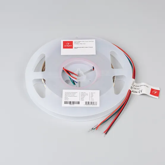 Фото #3 товара Светодиодная лента DMX-A140-12mm 24V Day-MIX-PX14 (14 W/m, IP20, 5m) (Arlight, Изменяемая ЦТ)