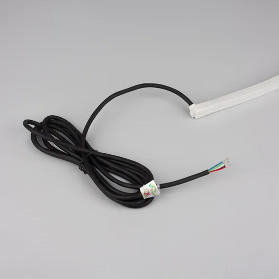 Фото #7 товара Светодиодная лента герметичная NOVA-SIDE-PU-B84-12x20mm 24V RGB-Day (15 W/m, IP68, 5m, wire x2) (Arlight, Полиуретан)