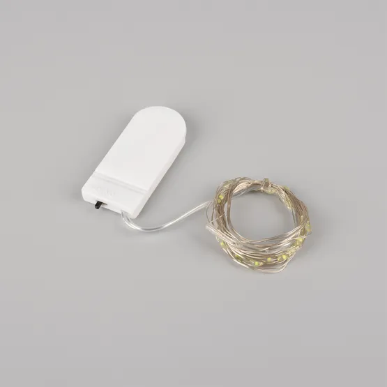 Фото #3 товара Светодиодная гирлянда ARD-DEW-HOME-2000-CLEAR-20LED-STD White6000 (3V, Battery Pack) (Ardecoled, IP20)