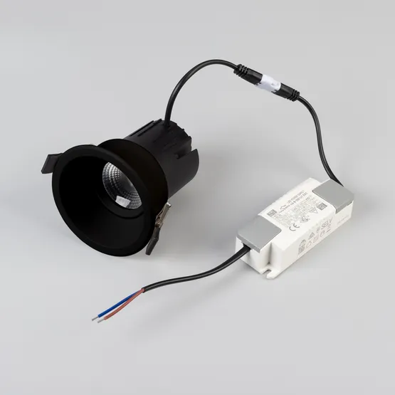 Фото #3 товара Светильник MS-FLOW-BUILT-R85-12W Day4000 (BK, 38 deg, 230V) (Arlight, IP20 Металл, 5 лет)