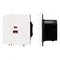 Минифото #1 товара Механизм розетки с быстрой USB зарядкой SCT-NOBE-MUAC-SFPL-FC-WH (65W, QC3) (Arlight, -)