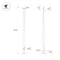 Минифото #2 товара Опора фланцевая OXOR-OK-D75-L5000 (SL) (Arlight, Сталь)