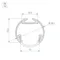 Минифото #3 товара Профиль ROUND-D18-2000 ANOD (Arlight, Алюминий)