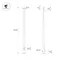 Минифото #2 товара Опора фланцевая OXOR-OK-D75-L10000 (BK) (Arlight, Сталь)